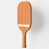 Raquette De Pickleball Orange Chinoisserie Paddle Pickleball Personnalisé (Gauche)