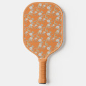 Raquette De Pickleball Orange Chinoisserie Paddle Pickleball Personnalisé (Verso)