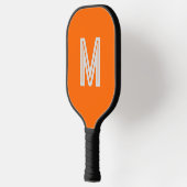 Raquette De Pickleball orange néon - ajouter monogramme (Gauche)