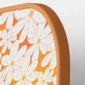 Raquette de Pickleball Orange Patch Daisy (Détail gauche)
