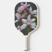 Raquette De Pickleball Orchidées insigne rose Cymbidium Floral (Verso)