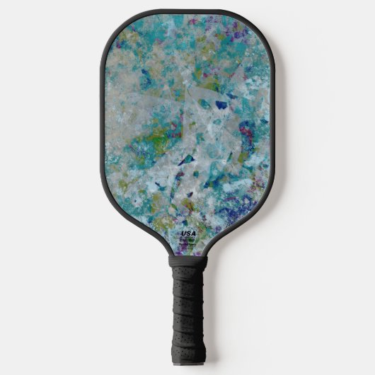 Raquette De Pickleball Original Moderne Un Design D'Art Abstrait (Recto)