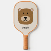 Raquette De Pickleball Ours brun mou (Recto)