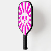 Raquette De Pickleball Ours de panda - Adorable Panda blanc rose (Gauche)