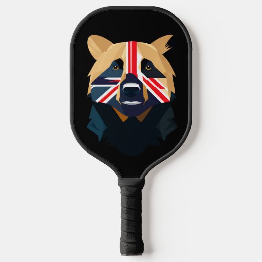 Raquette De Pickleball Ours Union Jack (Recto)