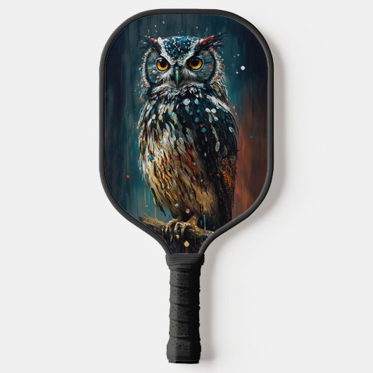 Raquette De Pickleball Owl Avec Votre Nom (Verso)