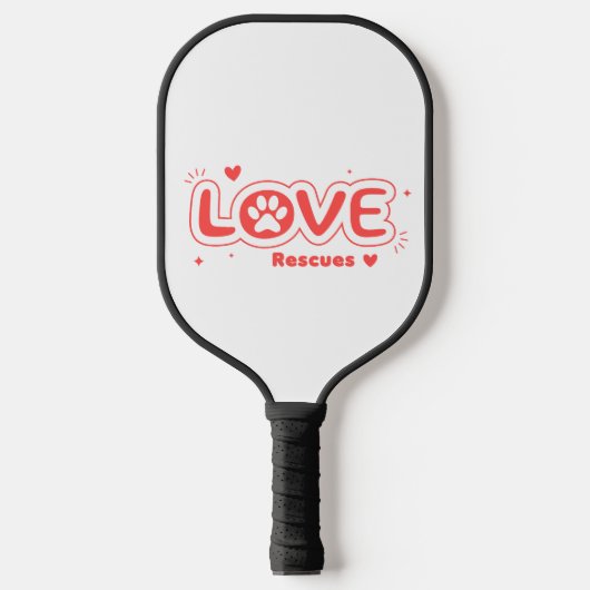 Raquette De Pickleball OWRAssist Love Rescues (Recto)