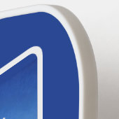 Raquette De Pickleball P-38 Lightning Over the Mediterranean (Détail gauche)