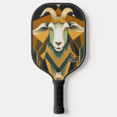 Raquette De Pickleball Paddle Art Déco Chèvre Pickleball (Recto)