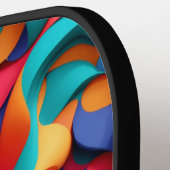 Raquette De Pickleball Paddle de Pickleball Art Abstrait (Détail gauche)