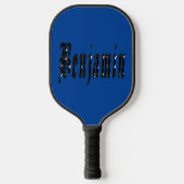 Raquette De Pickleball Paddle de Pickleball avec nom Benjamin de design n (Recto)