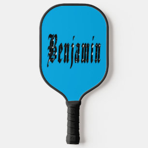 Raquette De Pickleball Paddle de Pickleball avec nom Benjamin de design n