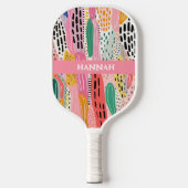 Raquette De Pickleball Paddle de Pickleball Eclectique Boho (Recto)