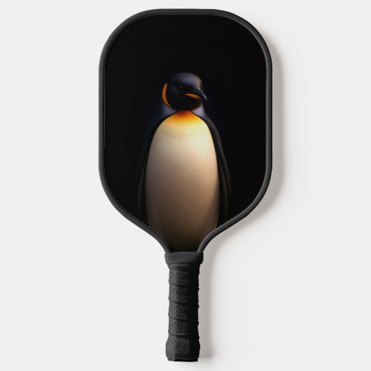 Raquette De Pickleball Paddle de Pickleball Noir 4 Luxe, Empereur Penguin (Verso)
