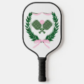 Raquette De Pickleball Paddle de Pickleball rose et vert (Recto)
