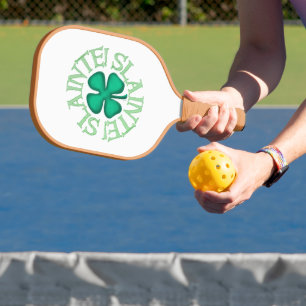 Raquette De Pickleball Paddle en carbone blanc blanc brillant