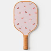 Raquette De Pickleball Paddle en Pickleball rose clair cerise et bow (Recto)