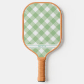 Raquette De Pickleball Paddle En vichy Pickleball Vert (Verso)