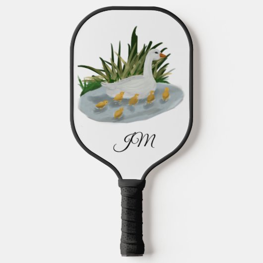 Raquette De Pickleball Paddle Monogramme de Pickleball d'oie (Recto)