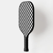 Raquette De Pickleball Paddle Motif de Pickleball en noir blanc (Gauche)