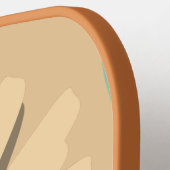 Raquette De Pickleball Paddle Motif de Pickleball Retro Wavy (Détail gauche)