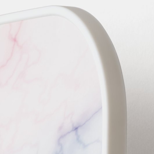 Raquette De Pickleball Paddle Motif en marbre arc-en-ciel (Détail gauche)