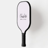 Raquette De Pickleball Paddle Pastel Pink Monogram Pickleball (Gauche)