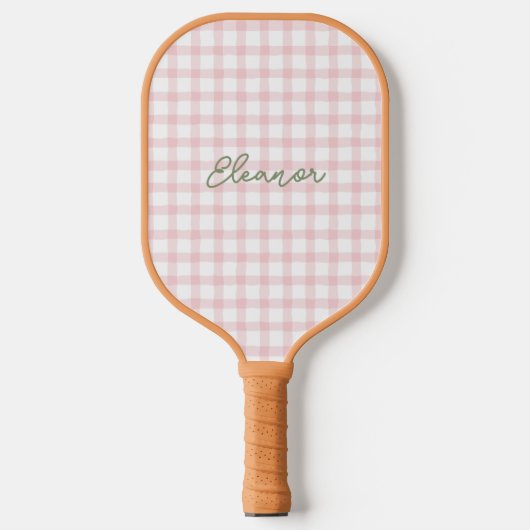 Raquette De Pickleball Paddle Preppy En vichy Pickleball (Recto)