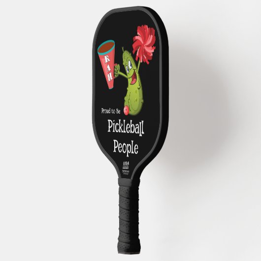 Raquette De Pickleball Paddle standard Pickleball, noir, Drôle (Gauche)