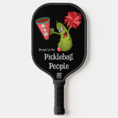 Raquette De Pickleball Paddle standard Pickleball, noir, Drôle (Recto)