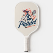 Raquette De Pickleball Padel Pickleball Paddle - Design Sport Dynamique (Verso)