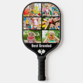 Raquette De Pickleball 💗 pagaie à 2 faces et texte personnalisé photo (Recto)