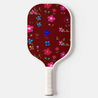 Raquette De Pickleball Pagaie à bille à billes florales