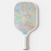 Raquette De Pickleball pagaie à bille à effet gemstone opal (Verso)