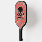 Raquette De Pickleball Pagaie à bille de lave crâne noir (Gauche)