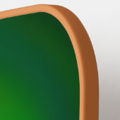 Raquette De Pickleball Pagaie Abstraite verte (Détail gauche)