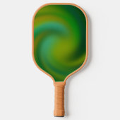 Raquette De Pickleball Pagaie Abstraite verte (Verso)