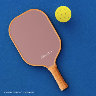 Raquette De Pickleball Pagaie Brown de Pickleball Rosy personnalisée