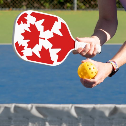 Raquette De Pickleball Pagaie Canada Motif feuille d'érable Pickleball (Insitu)