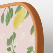 Raquette De Pickleball Pagaie citron clair rose (Détail gauche)