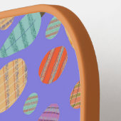 Raquette De Pickleball Pagaie Citrouille violet (Détail gauche)