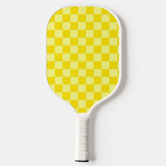 Raquette De Pickleball Pagaie de Pickleball à chèque jaune (Verso)