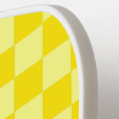 Raquette De Pickleball Pagaie de Pickleball à chèque jaune (Détail gauche)