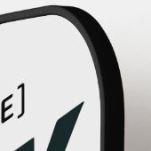 Raquette De Pickleball Pagaie de Pickleball "Dink Resposibly" (Détail gauche)