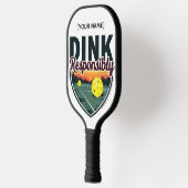 Raquette De Pickleball Pagaie de Pickleball "Dink Resposibly" (Gauche)