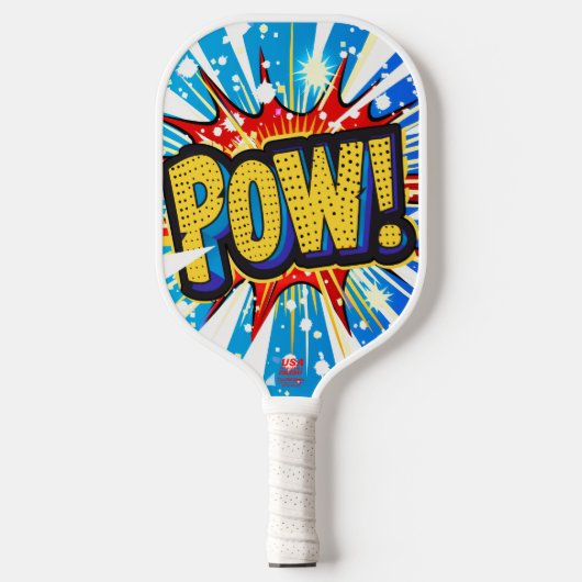 Raquette De Pickleball Pagaie de Pickleball dynamique "POW" (Recto)