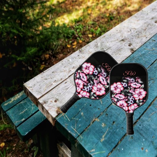 Raquette De Pickleball Pagaie de Pickleball en fleurs-W