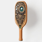 Raquette De Pickleball Pagaie De Pickleball Enchantée Avec Oeil Vert (Gauche)