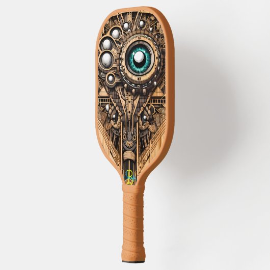 Raquette De Pickleball Pagaie De Pickleball Enchantée Avec Oeil Vert (Gauche)