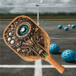 Raquette De Pickleball Pagaie De Pickleball Enchantée Avec Oeil Vert